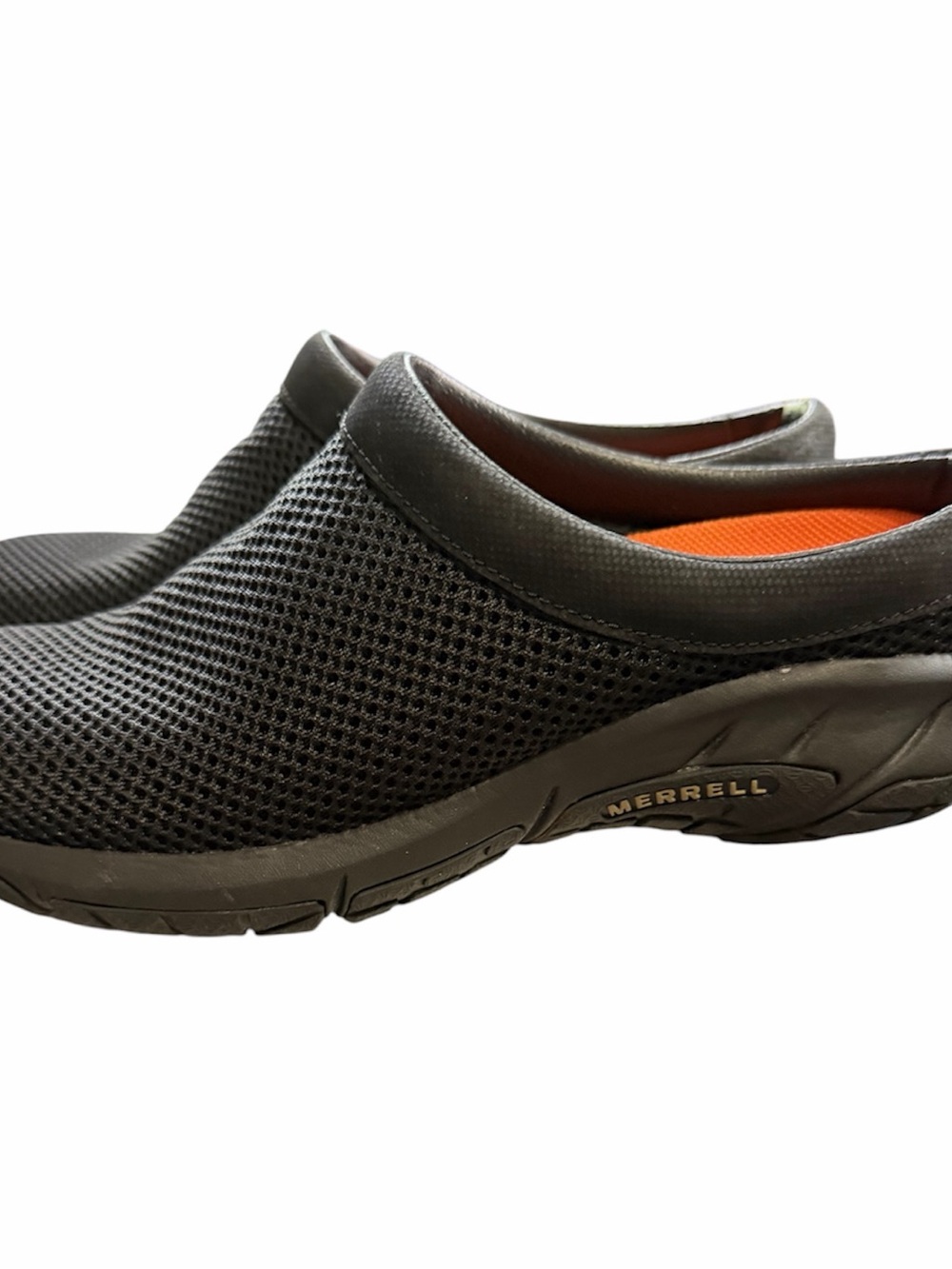 Merrell Encore Breeze 3 Clog Shoes Womens 6 Comfort Wedge Mesh Black NWOT - Picture 2 of 5
